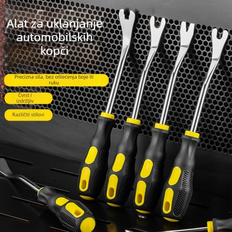 Set alata za demontažu ploče vrata automobila i plastičnih klipseva