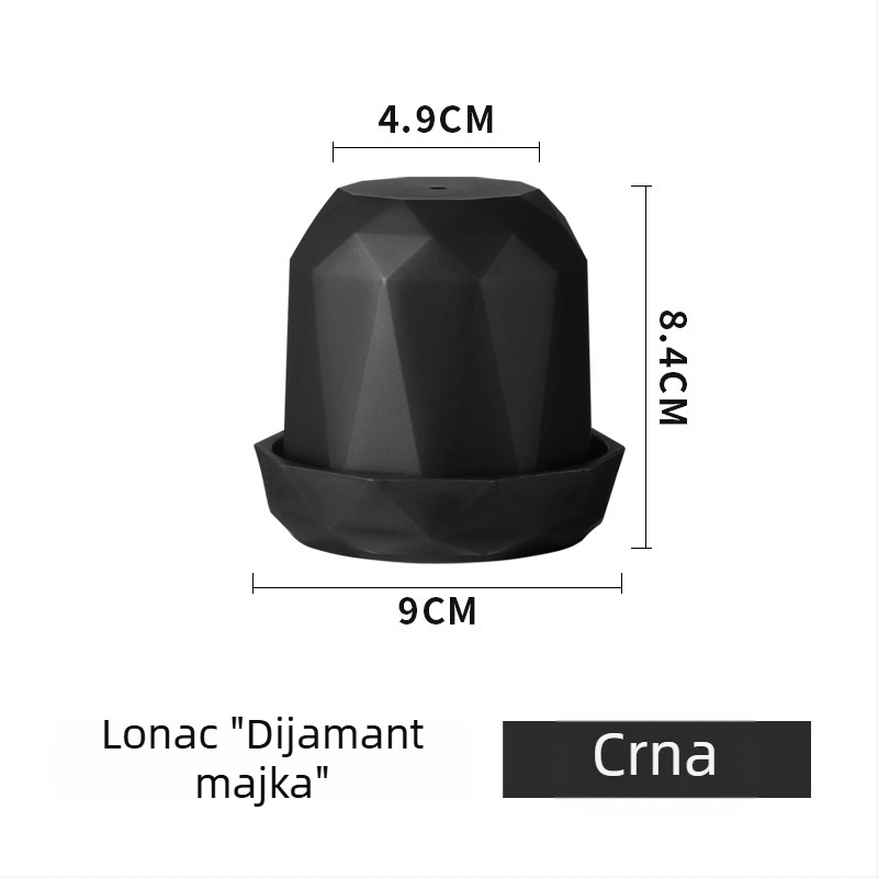 Kreativna posuda za kocke s dijamantnim uzorkom za bar KTV, prilagođeno logo i boje kockica