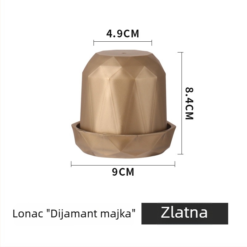 Kreativna posuda za kocke s dijamantnim uzorkom za bar KTV, prilagođeno logo i boje kockica