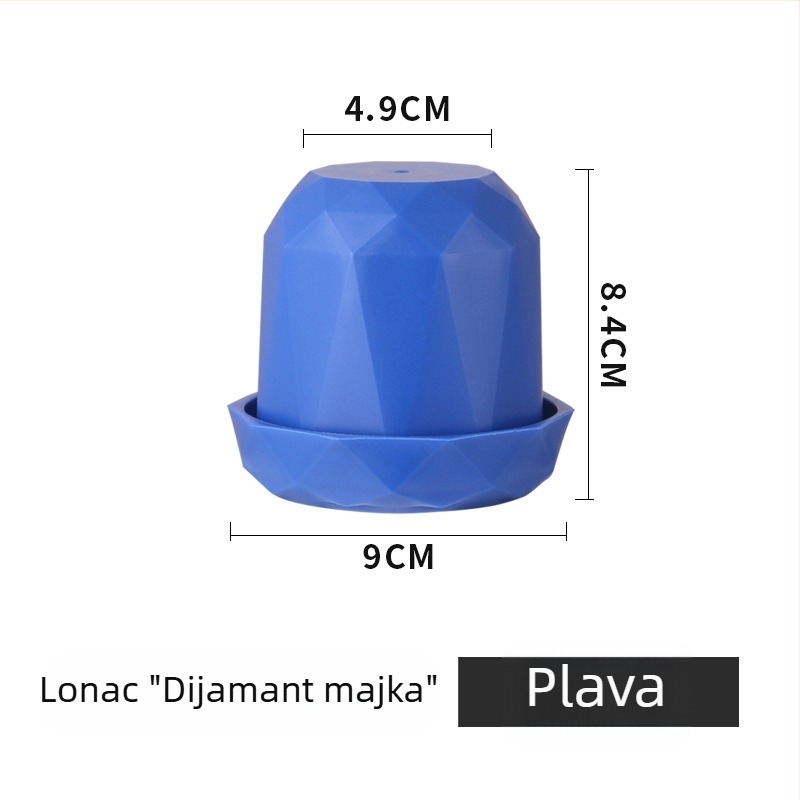 Kreativna posuda za kocke s dijamantnim uzorkom za bar KTV, prilagođeno logo i boje kockica