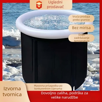 Sklopiva napuhiva kada za led za odrasle, prijenosna kućna kada za hladne kupke