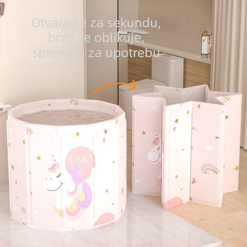 G5U sklopiva kada za bebe i odrasle, bez napuhavanja, povećane veličine, za kućnu uporabu