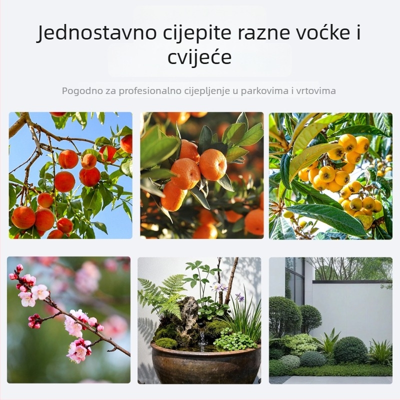 Profesionalni vrtni nož za cijepanje, za kućnu upotrebu, debeli visokokvalitetni nehrđajući čelik, višenamjenski alat za cijepanje voćaka.