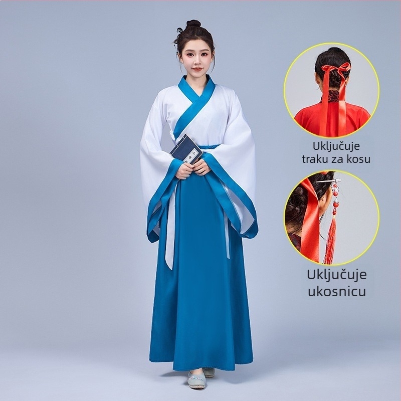 Odrasli tradicionalni kineski kostim – Tang dinastijski stil za ceremonije i recitacije, unisex