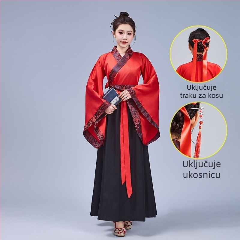 Odrasli tradicionalni kineski kostim – Tang dinastijski stil za ceremonije i recitacije, unisex