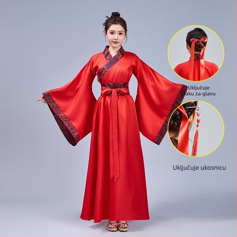 Odrasli tradicionalni kineski kostim – Tang dinastijski stil za ceremonije i recitacije, unisex