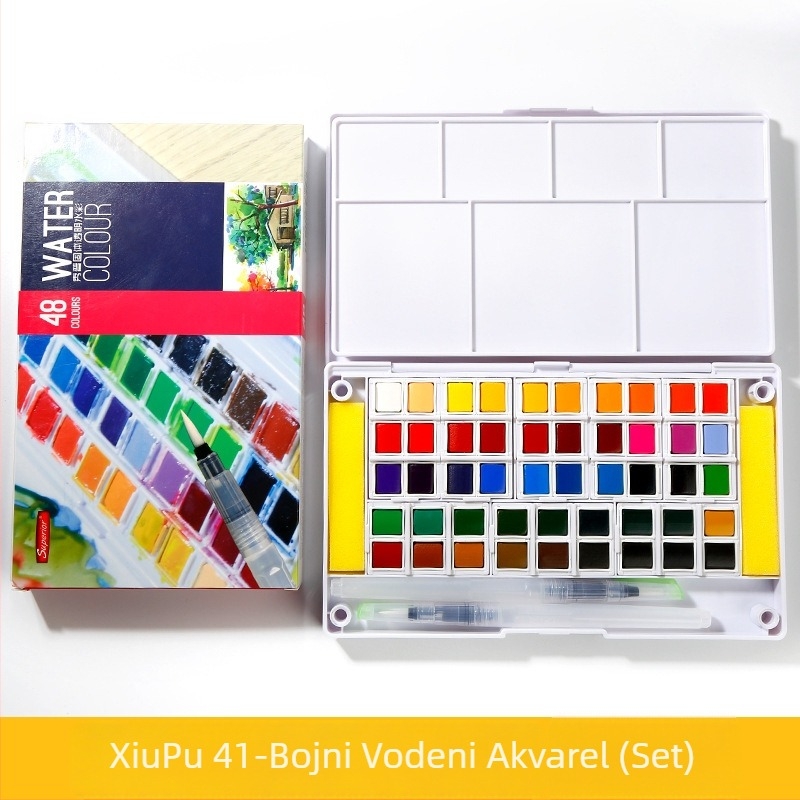 Xiupu set akvarela za učenike, početnike i djecu, 12/18/30 boja