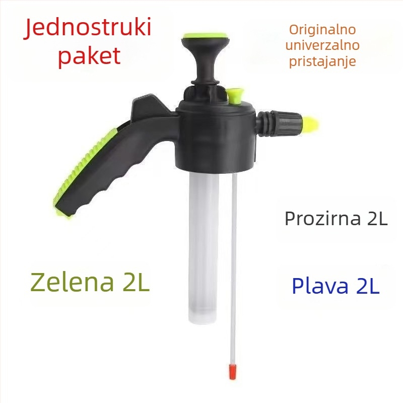 2L raspršivač za vrt s tlakom zraka, finom maglom, podesivim mlazom
