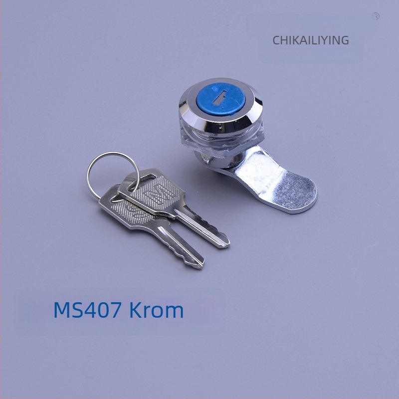 MS407 Brava mortise za električni brojilnik – mala kružna brava za razvodnu kutiju, cilindrični jezičak, industrijska vrata ormarića