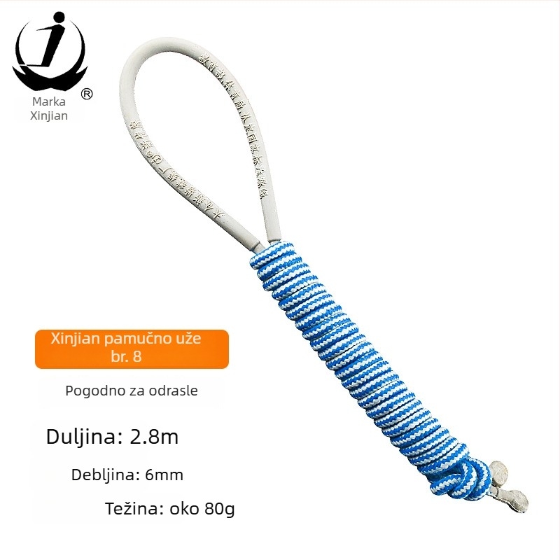 Xinjian švihadlo, No. 8 pamuk pleteno uže, dugo za fitness, za odrasle