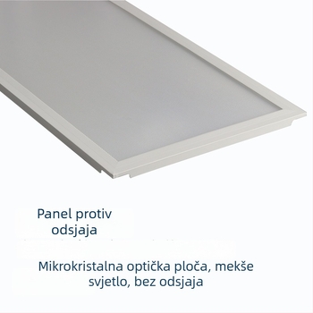 LED panel za strop 300x300/300x600, kuhinja i kupaonica, antirefleksijski ravni panel