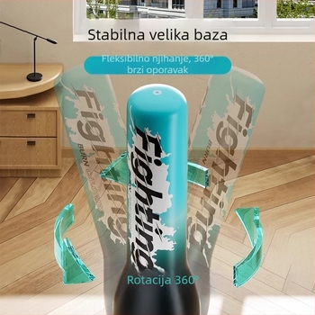 Dječji napuhivački vertikalni boksački stup s vrećom pijeska za kućni trening