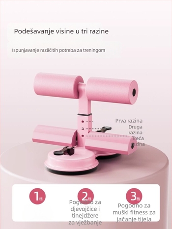 Pomoćni uređaj za trbušnjake s usisnom bazom i otporničkim pojasom