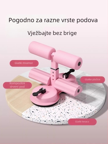 Pomoćni uređaj za trbušnjake s usisnom bazom i otporničkim pojasom