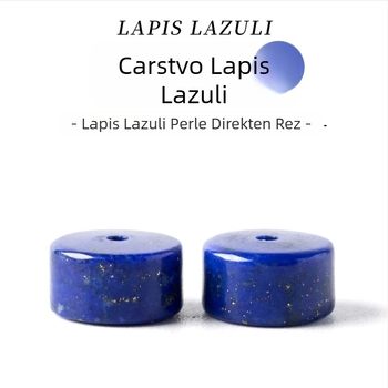 Prirodne spacer perle od lapisa lazuli za DIY nakit – odvojne perle za narukvice
