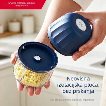 Bežični električni mljevač češnjaka – kompaktan višenamjenski kuhinjski uređaj za češnjak, čili i meso
