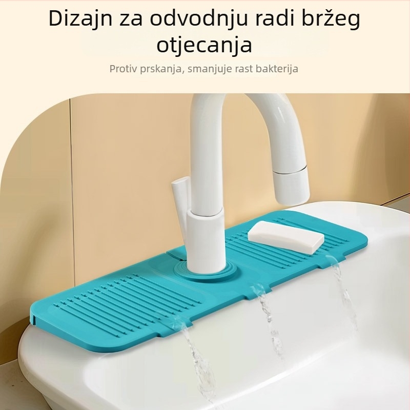 Silikonska odvodna podloga za kuhinju i kupaonicu, protuklizna podloga za radnu površinu