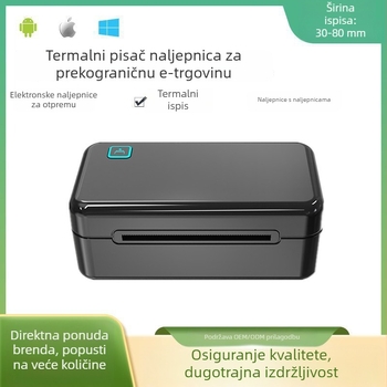 80 mm pisač računa, samoljepljivi termalni pisač za 1D/2D kodove, Bluetooth pisač etiketa