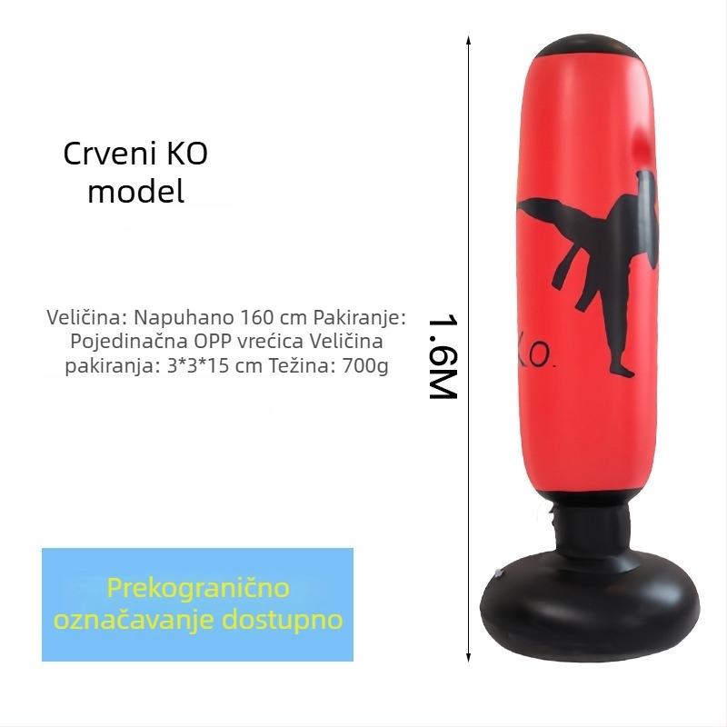 Nafukana kolona za trening boksa i taekwondo, PVC
