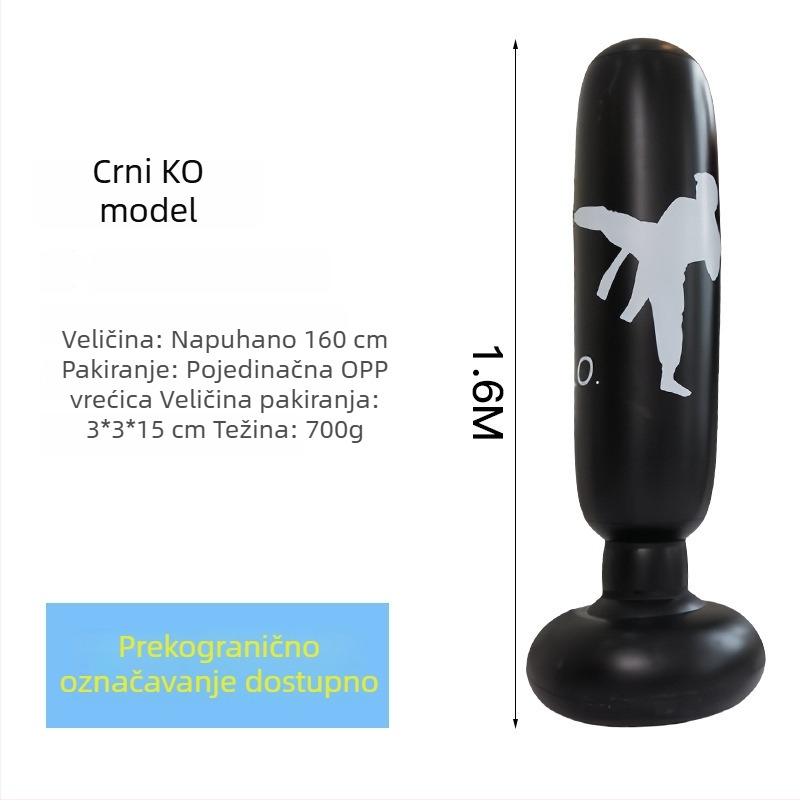 Nafukana kolona za trening boksa i taekwondo, PVC