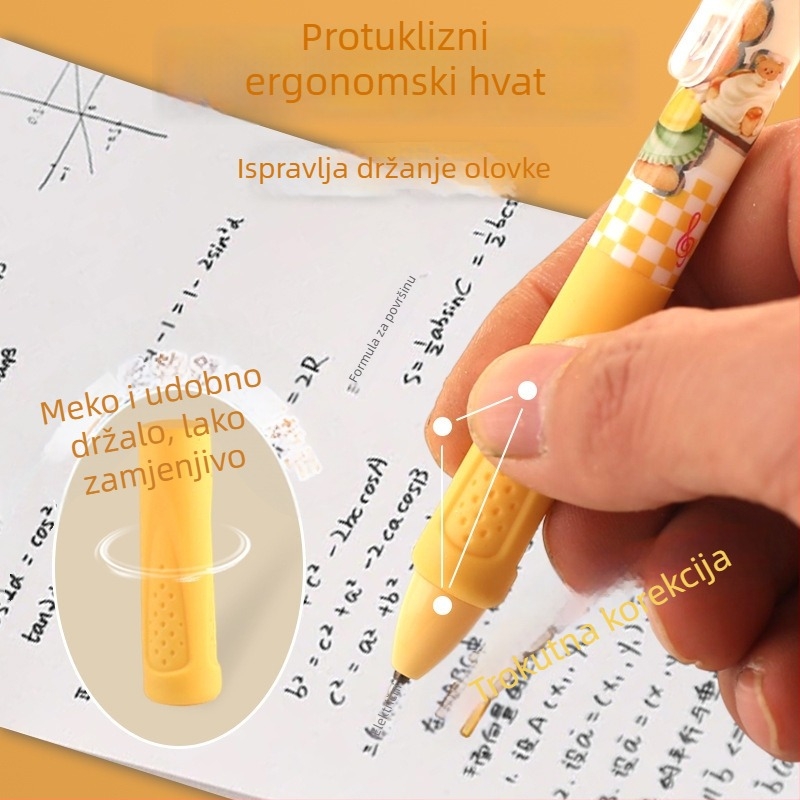 Povratno izbrisivo pero 0,5 mm kristalno plave boje – brzo sušenje za ispite