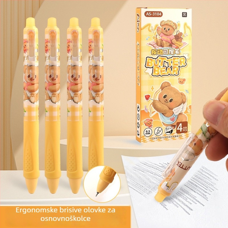 Povratno izbrisivo pero 0,5 mm kristalno plave boje – brzo sušenje za ispite