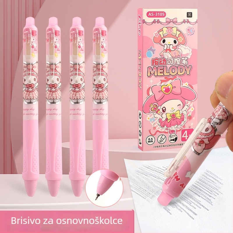 Povratno izbrisivo pero 0,5 mm kristalno plave boje – brzo sušenje za ispite