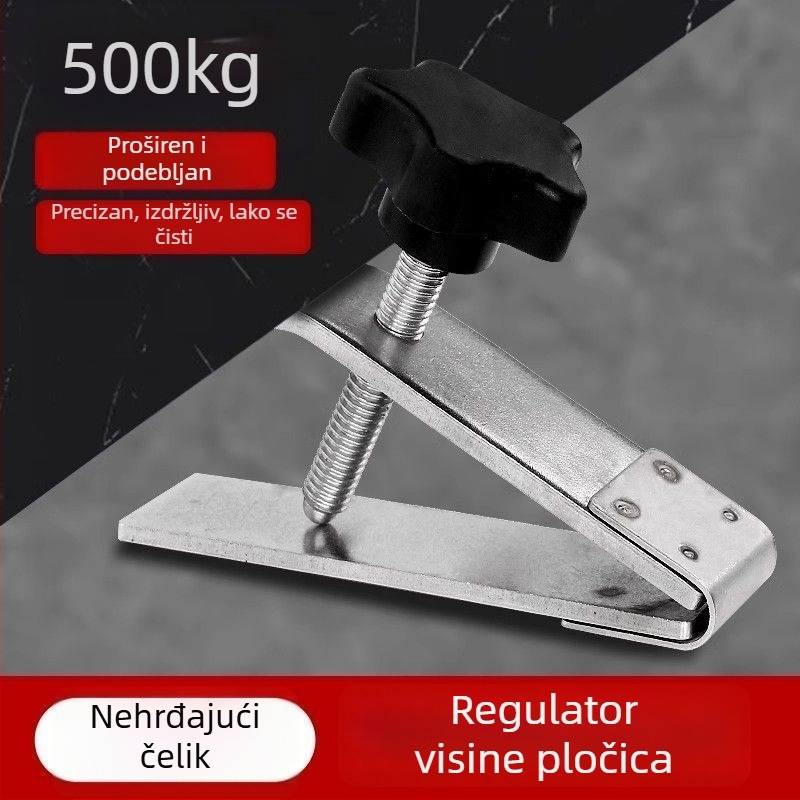 Podešivač visine pločica za zid, niveler za postavljanje pločica, alat za postavljanje, podizač visine, pozicionirajući nivelač