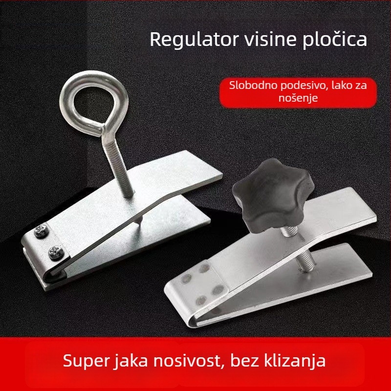 Podešivač visine pločica za zid, niveler za postavljanje pločica, alat za postavljanje, podizač visine, pozicionirajući nivelač