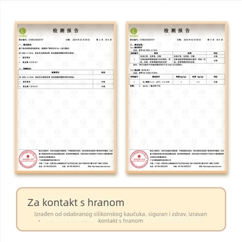 Silikonska mekana spatula s dugom drškom, velika veličina, plast za prehrambenu upotrebu, za kolače i kreme