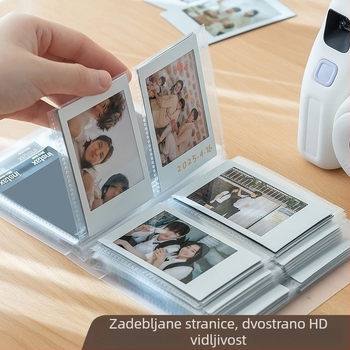Polaroid foto album sa samoljepljivim stranicama - DIY kreativna foto-knjiga, prijenosni spomenar, filmski stil albuma