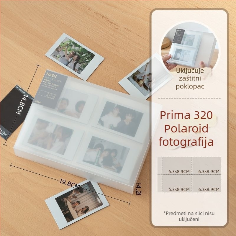 Polaroid foto album sa samoljepljivim stranicama - DIY kreativna foto-knjiga, prijenosni spomenar, filmski stil albuma