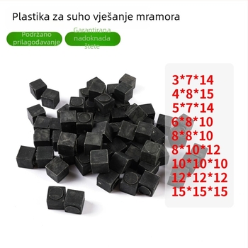 Plastični kvadratni distancijeri za suho postavljanje mramora, PP distancijeri za niveliranje fuge pločica