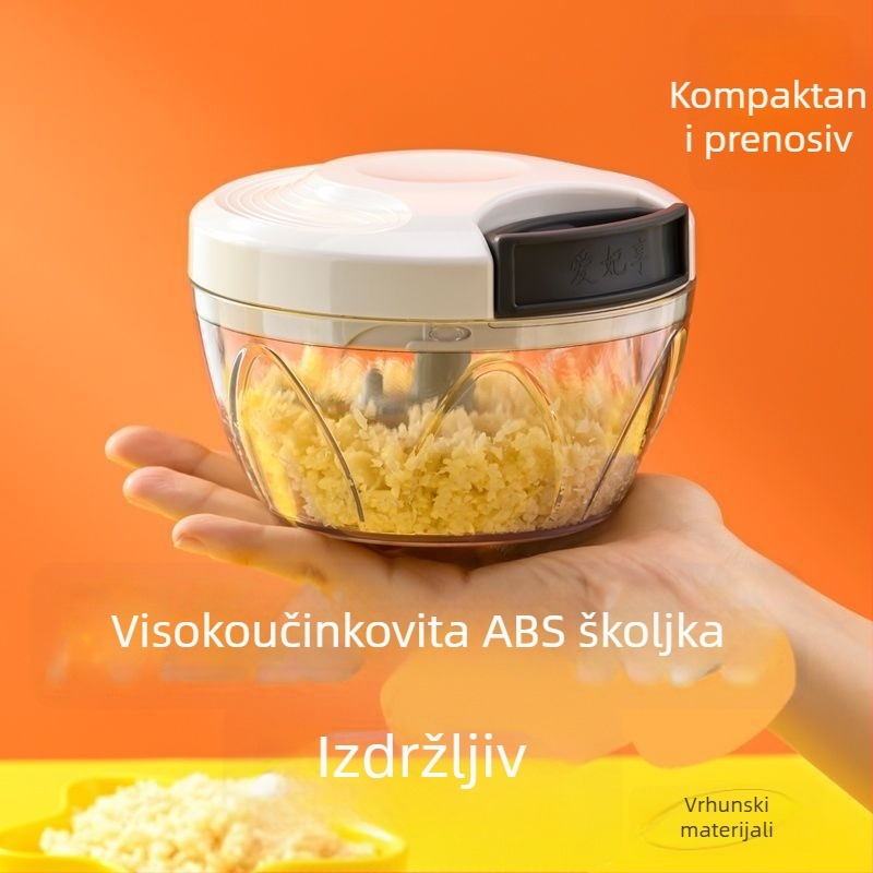 Višenamjenski stisnjak za češnjak, mljevač čili paprike, pire za češnjak, procesor hrane za bebe i mljevač mesa