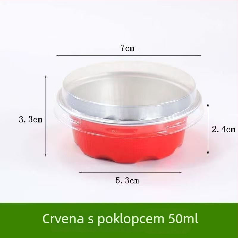 Set formi za bowl cake od 50 ml s aluminijskim čašicama i pakiranjem