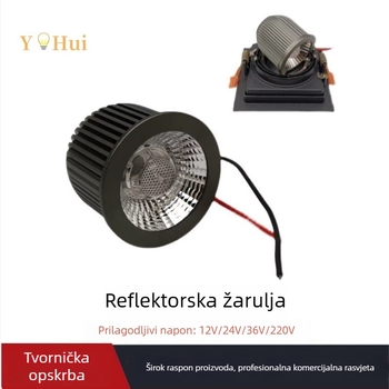 LED žarulja za tokarski stroj, bez upravljača, 24-36V, kompatibilna s 220V; rasvjeta s rešetkom, downlight, reflektor, stropno svjetlo, 12V žarulja