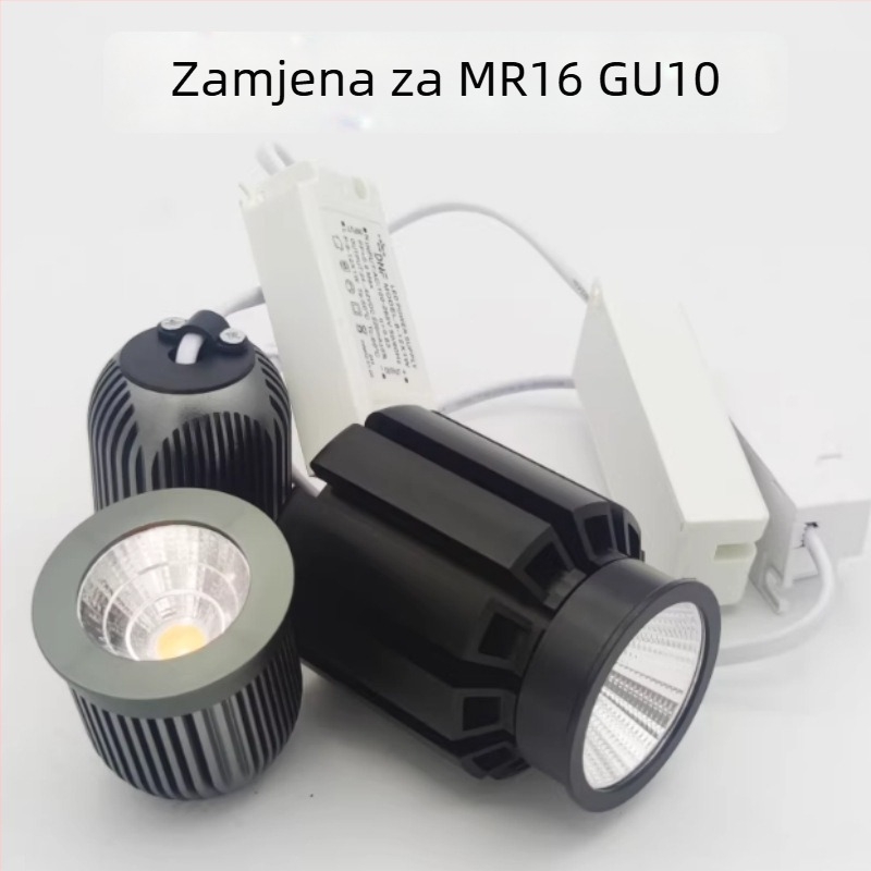 LED žarulja za tokarski stroj, bez upravljača, 24-36V, kompatibilna s 220V; rasvjeta s rešetkom, downlight, reflektor, stropno svjetlo, 12V žarulja