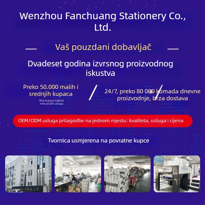 A5 bilježnica od ovčje kože s logom – poslovna uredska bilježnica u darovnom setu