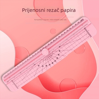 Prijenosni mini ručni rezač papira formata A4, s dječjom sigurnosnom oštricom, za kućnu upotrebu