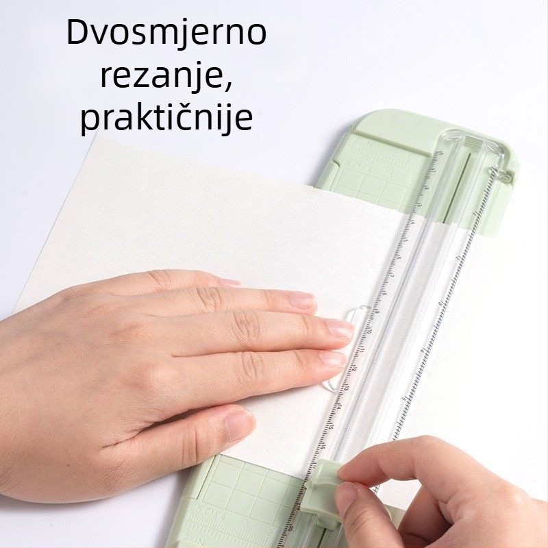 Deli TD900 Mini rezač papira – siguran ručni alat za kreativne projekte za učenike