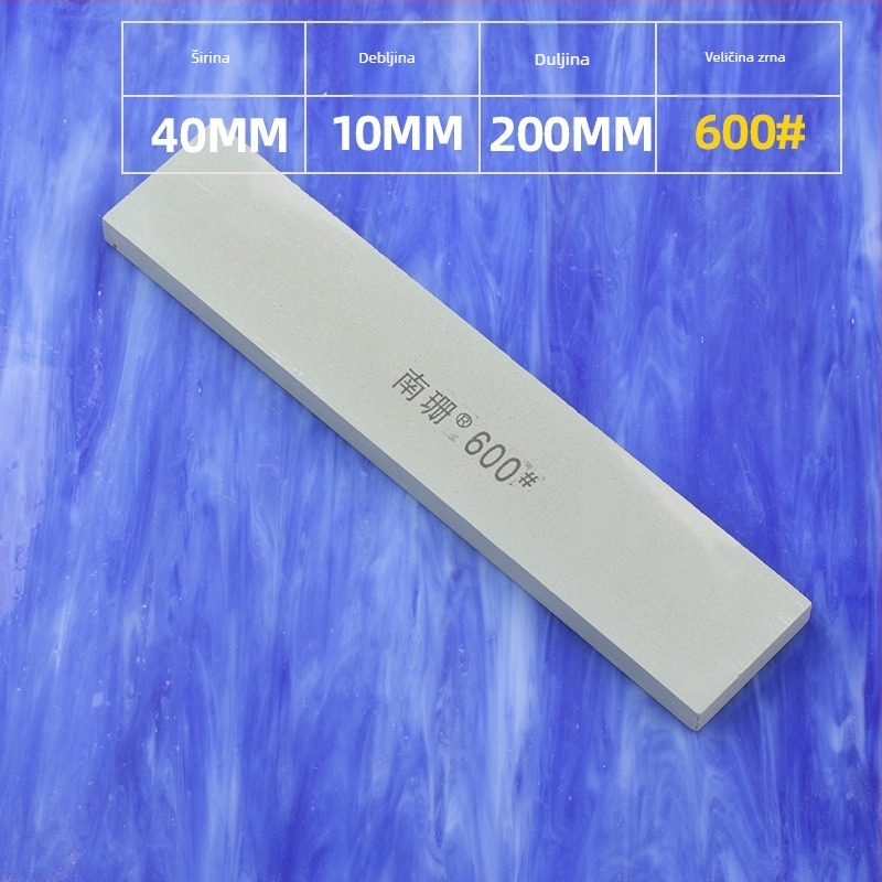 Zeleni karbid silicijuma kamen za brušenje s uljem, 10×40×200 mm, plosnat kvadratni oblik, za poliranje i brušenje