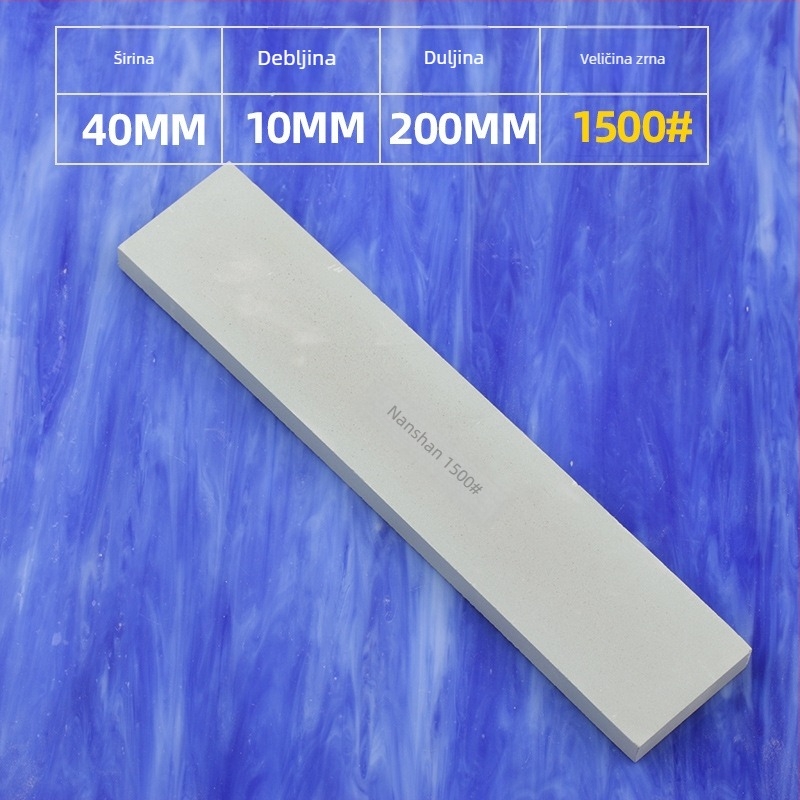 Zeleni karbid silicijuma kamen za brušenje s uljem, 10×40×200 mm, plosnat kvadratni oblik, za poliranje i brušenje