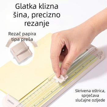 Deli mini rezač papira, prijenosni trimer za fotografije, višenamjenski alat za rezanje papira