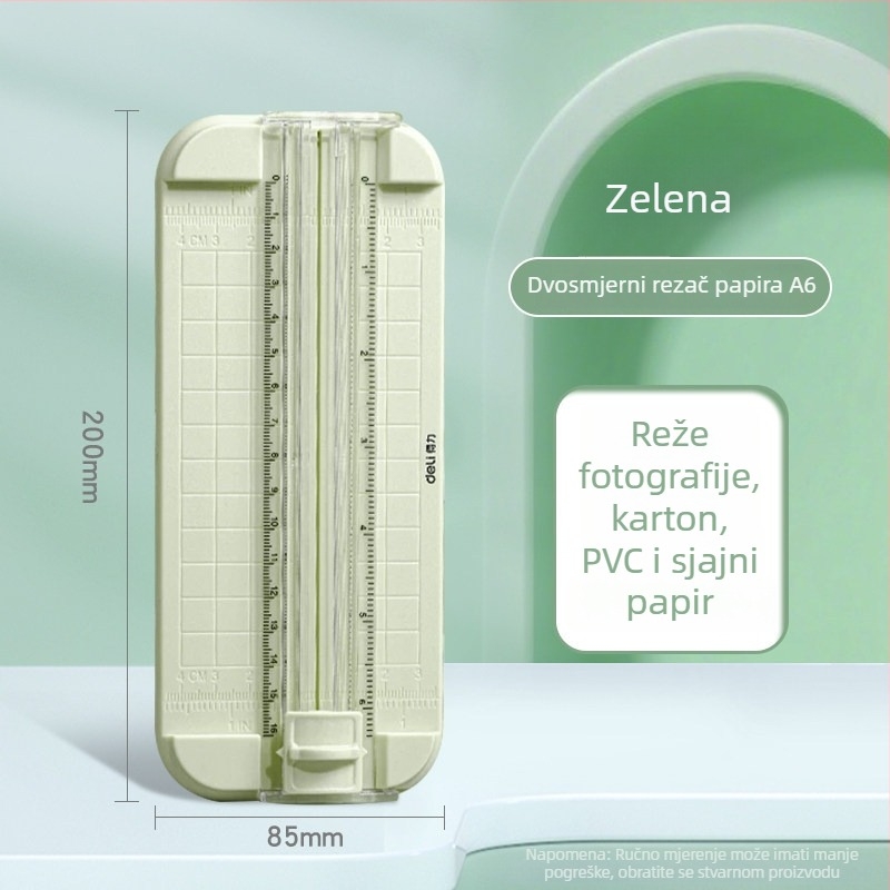 Deli mini rezač papira, prijenosni trimer za fotografije, višenamjenski alat za rezanje papira