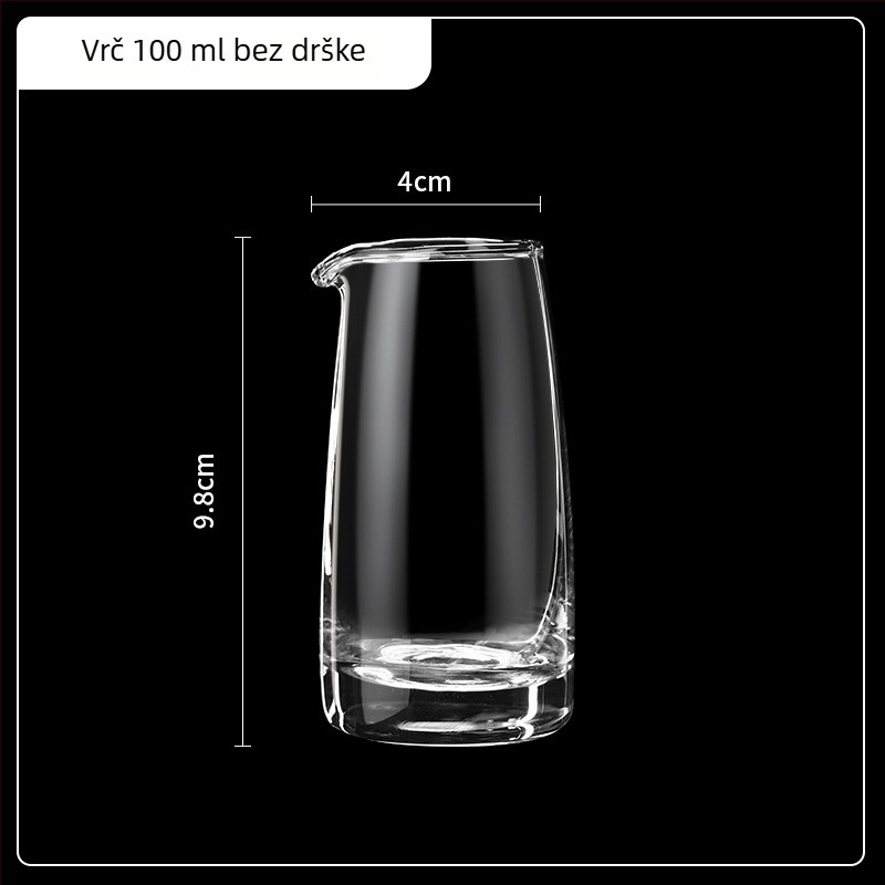 Stakleni dekanter s aeratorom, 100 ml, za kućnu uporabu