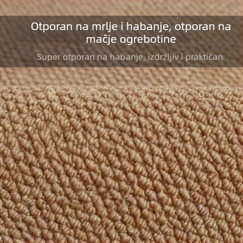 Novi tepih za balkon i prozor, otporan na ogrebotine mačaka, može se rezati po mjeri, otporan na vlagu, nije potrebno pranje, velikog područja, sintetički sisal