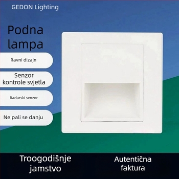 LED svjetlo za stepenice s radar senzorom, tip 86, za hodnik i stepenice