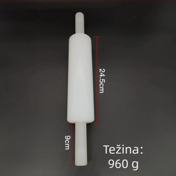 PP plastični valjak za tijesto, neprijanjajući, bijele boje, za kućnu upotrebu, presa za sok od limuna