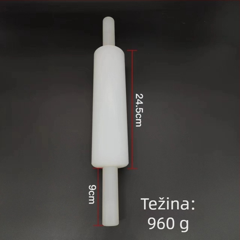 PP plastični valjak za tijesto, neprijanjajući, bijele boje, za kućnu upotrebu, presa za sok od limuna