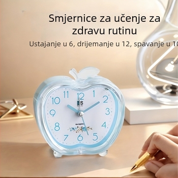 Slatki kristalni budilnik za studente — kreativni stolni sat za sobu i dom